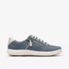 Baskets Nalle Zen en nubuck bleu pour femme