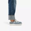 Baskets Nalle Zen en nubuck bleu pour femme