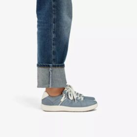 Baskets Nalle Zen en nubuck bleu pour femme