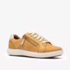 Baskets Nalle Zen pour femme en nubuck jaune Baskets Nalle Zen pour femme en nubuck jaune