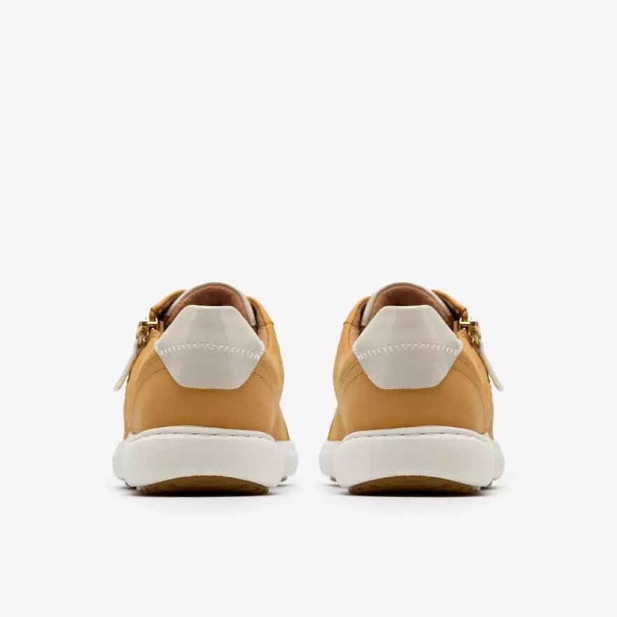 Baskets Nalle Zen pour femme en nubuck jaune Baskets Nalle Zen pour femme en nubuck jaune