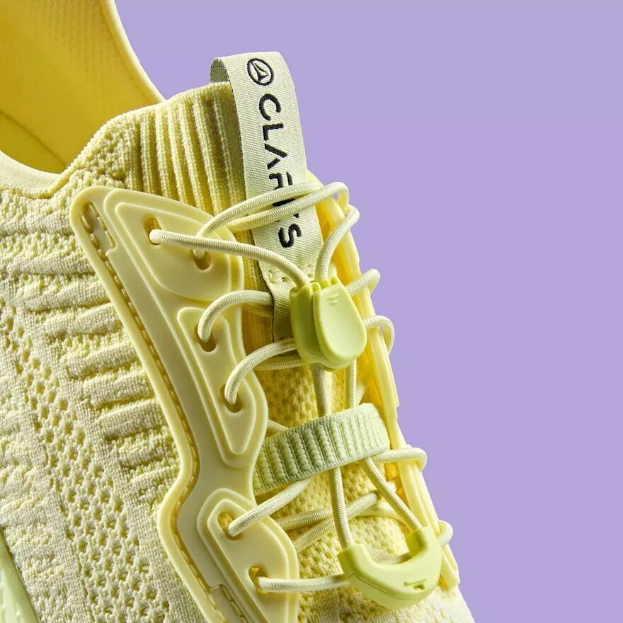 Baskets Pace Rise jaune pâle pour femme Us Baskets Pace Rise jaune pâle pour femme Us