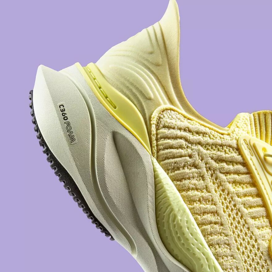 Baskets Pace Rise jaune pâle pour femme Us Baskets Pace Rise jaune pâle pour femme Us
