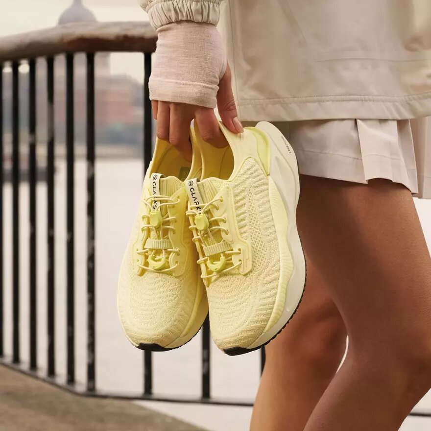 Baskets Pace Rise jaune pâle pour femme Us Baskets Pace Rise jaune pâle pour femme Us
