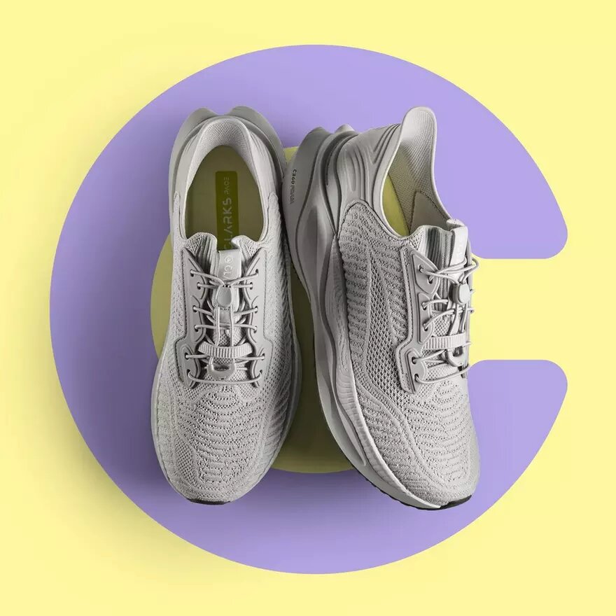 Baskets Pace Rise pour homme, gris clair Baskets Pace Rise pour homme, gris clair