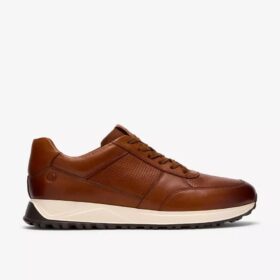 Baskets Radwell Tie en cuir beige pour homme