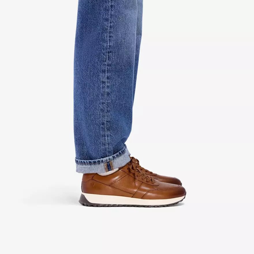 Baskets Radwell Tie en cuir beige pour homme Baskets Radwell Tie en cuir beige pour homme