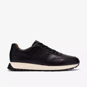 Baskets Radwell Tie en cuir noir pour homme
