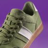 Baskets Seco Speed en daim vert pour homme Baskets Seco Speed en daim vert pour homme