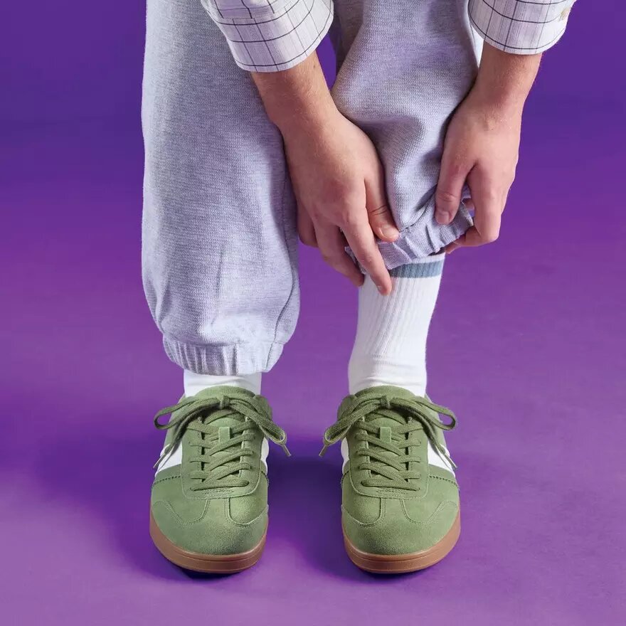 Baskets Seco Speed en daim vert pour homme Baskets Seco Speed en daim vert pour homme