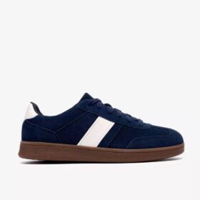 Baskets Seco Speed2 en daim bleu marine pour femme