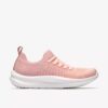 Baskets Solevana Lace rose poudré pour femme