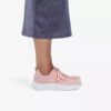 Baskets Solevana Lace rose poudré pour femme