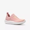 Baskets Solevana Lace rose poudré pour femme