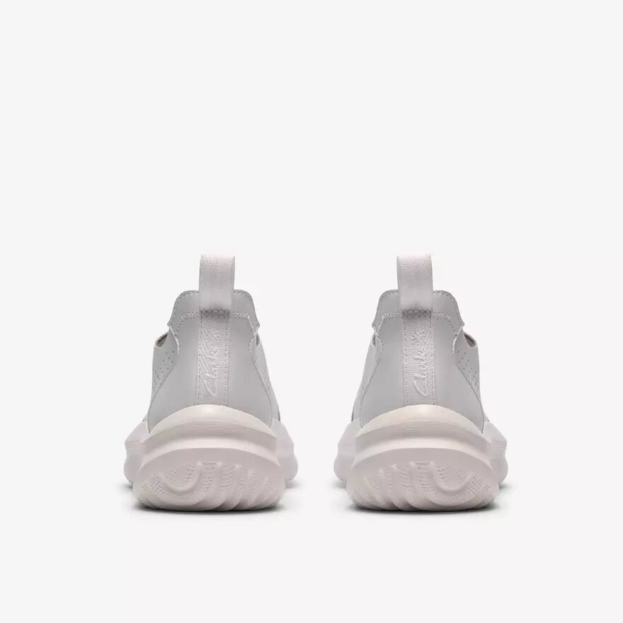 Baskets Solevana pour femme en cuir blanc Baskets Solevana pour femme en cuir blanc