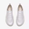 Baskets Solevana pour femme en cuir blanc Baskets Solevana pour femme en cuir blanc