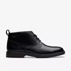 Bottes Aldwin Chaussures Chukka en cuir noir pour homme – Nous