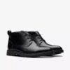 Bottes Aldwin Chaussures Chukka en cuir noir pour homme – Nous