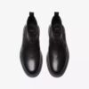 Bottes Chelsea Burchill pour homme en cuir noir Bottes Chelsea Burchill pour homme en cuir noir
