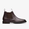 Bottes Chelsea Burchill up en cuir marron foncé pour homme Bottes Chelsea Burchill up en cuir marron foncé pour homme