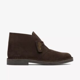 Bottes Desert Boot Evo pour homme en daim marron foncé, style chukka