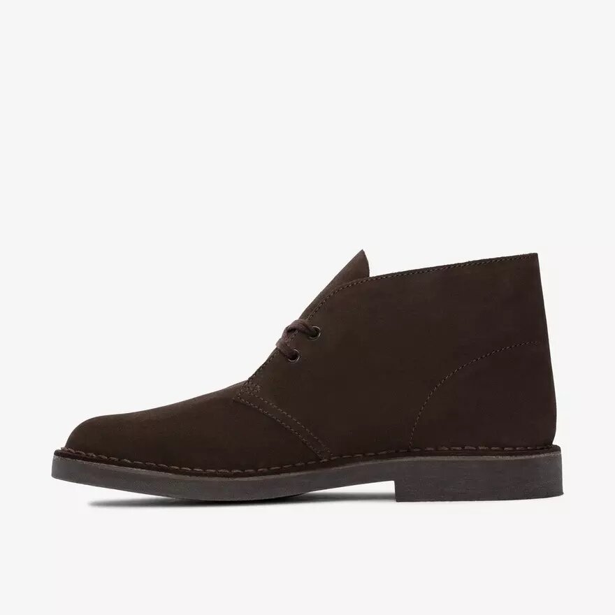 Bottes Desert Boot Evo pour homme en daim marron foncé, style chukka Bottes Desert Boot Evo pour homme en daim marron foncé, style chukka