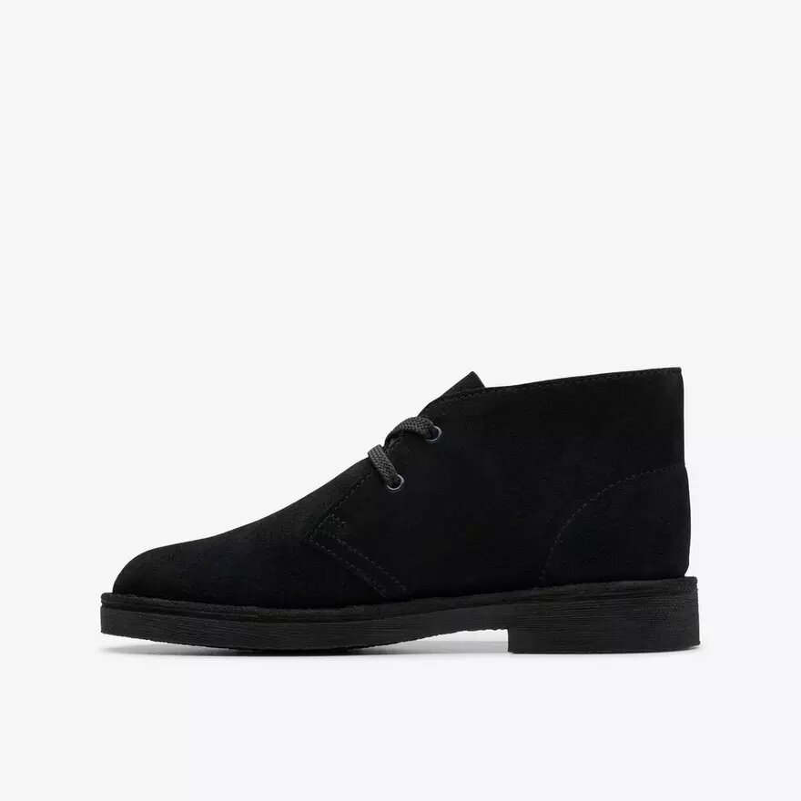 Bottes Desert Boot pour garçon, bottines en daim noir, taille adulte, US Bottes Desert Boot pour garçon, bottines en daim noir, taille adulte, US