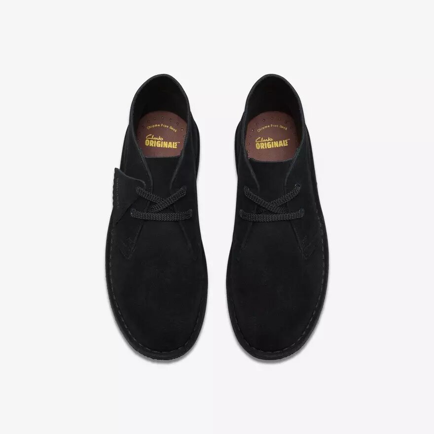 Bottes Desert Boot pour garçon, bottines en daim noir, taille adulte, US Bottes Desert Boot pour garçon, bottines en daim noir, taille adulte, US