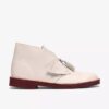 Bottes Desert Boot pour homme en cuir blanc