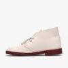 Bottes Desert Boot pour homme en cuir blanc