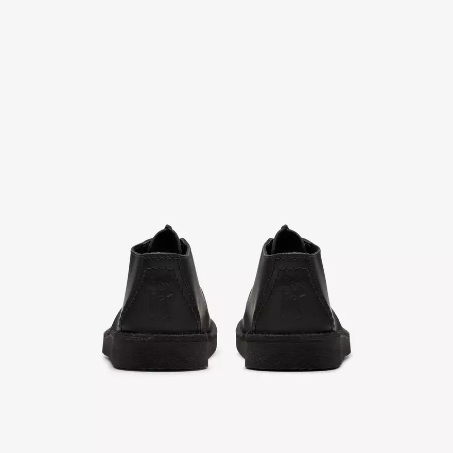 Bottes Desert Trek pour enfants – Modèle plus grand en cuir noir Bottes Desert Trek pour enfants – Modèle plus grand en cuir noir