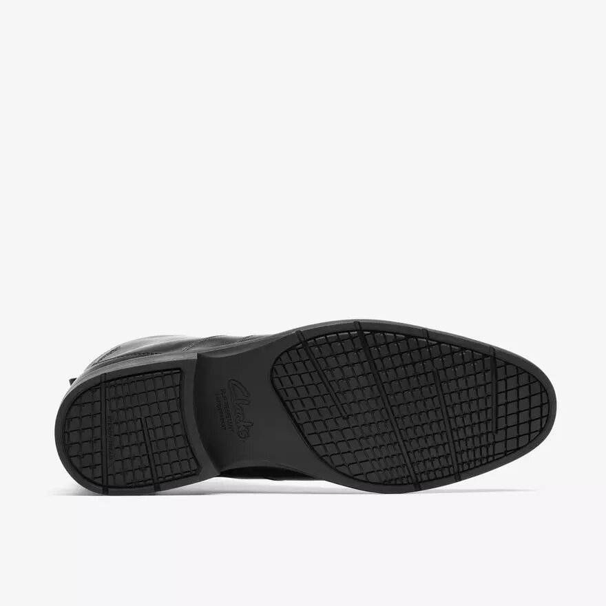 Bottes habillées Steadwell Zip en cuir noir pour homme Bottes habillées Steadwell Zip en cuir noir pour homme