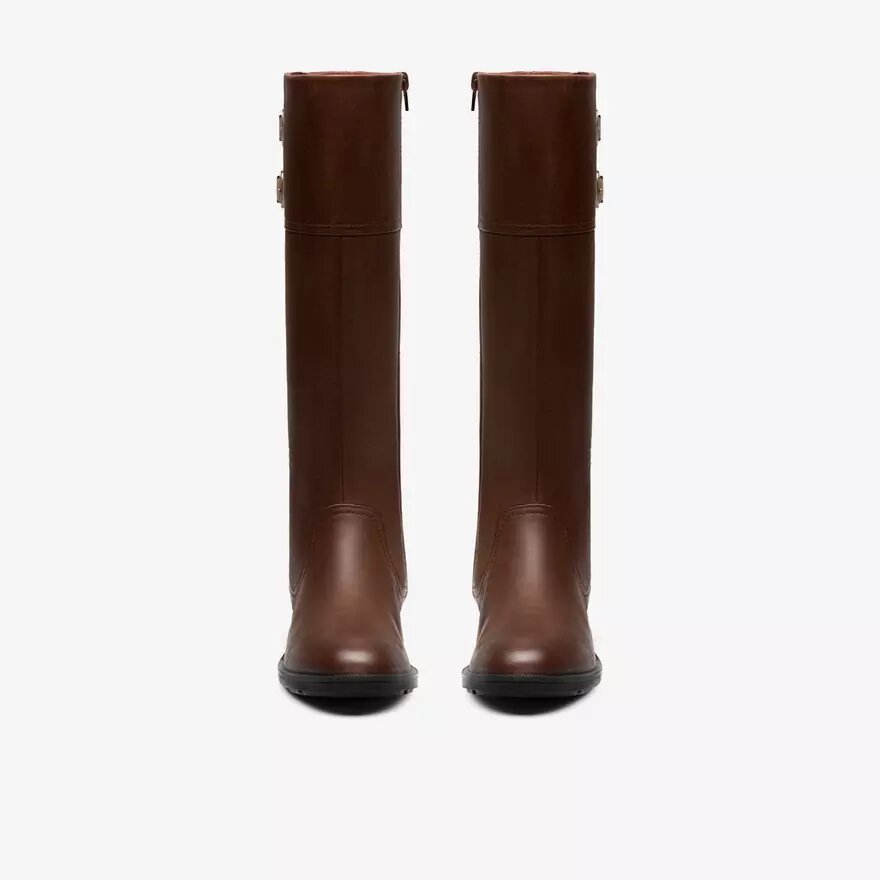 Bottes hautes Adalynn Hope en cuir British Tan pour femme Bottes hautes Adalynn Hope en cuir British Tan pour femme
