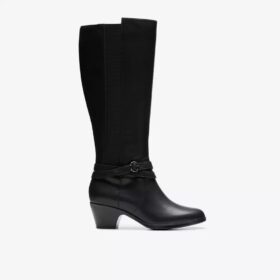 Bottes hautes jusqu’aux genoux Emily 2 Dream en cuir noir pour femme Bottes hautes jusqu’aux genoux Emily 2 Dream en cuir noir pour femme