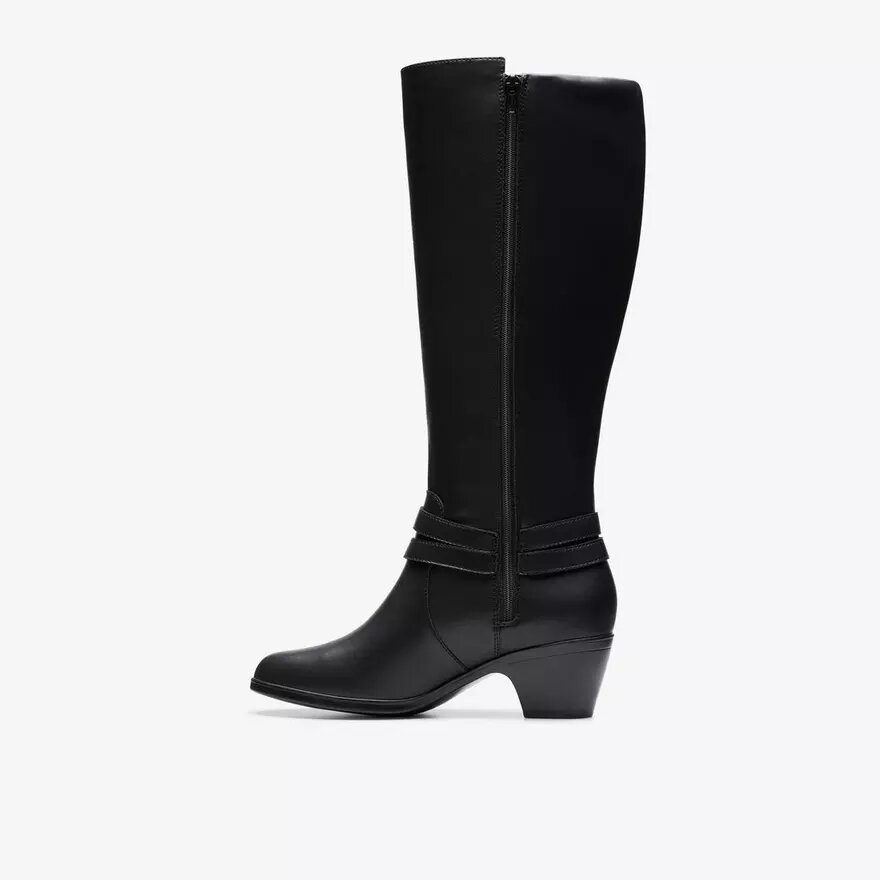 Bottes hautes jusqu’aux genoux Emily 2 Dream en cuir noir pour femme Bottes hautes jusqu’aux genoux Emily 2 Dream en cuir noir pour femme
