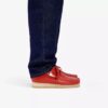 Bottes Walla Rb pour homme en cuir rouge Wallabees
