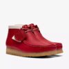 Bottes Walla Rb pour homme en cuir rouge Wallabees