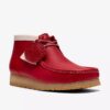 Bottes Walla Rb pour homme en cuir rouge Wallabees