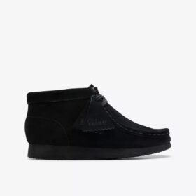 Bottes Wallabee pour enfants – Bottes en daim noir pour les plus grands