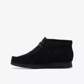 Bottes Wallabee pour enfants – Bottes en daim noir pour les plus grands