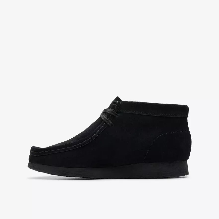 Bottes Wallabee pour enfants – Bottes en daim noir pour les plus grands Bottes Wallabee pour enfants – Bottes en daim noir pour les plus grands