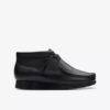 Bottes Wallabee pour enfants – Modèle Wallabee en cuir noir pour les plus grands Bottes Wallabee pour enfants – Modèle Wallabee en cuir noir pour les plus grands