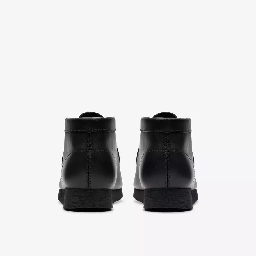 Bottes Wallabee pour enfants – Modèle Wallabee en cuir noir pour les plus grands Bottes Wallabee pour enfants – Modèle Wallabee en cuir noir pour les plus grands