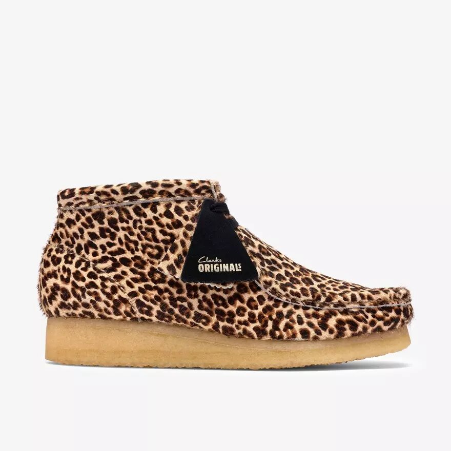 Bottes Wallabee pour femme à imprimé léopard Bottes Wallabee pour femme à imprimé léopard