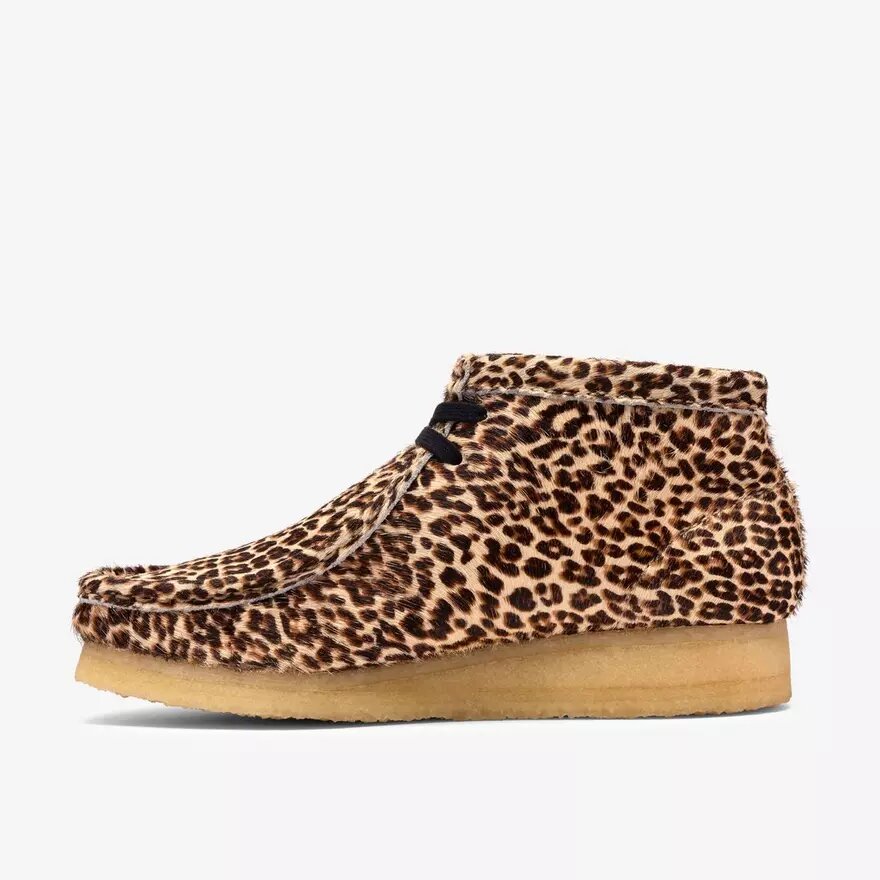 Bottes Wallabee pour femme à imprimé léopard Bottes Wallabee pour femme à imprimé léopard