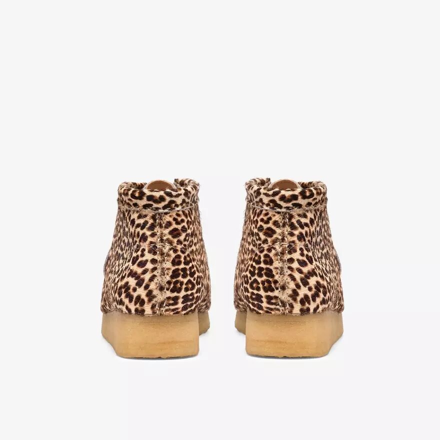 Bottes Wallabee pour femme à imprimé léopard Bottes Wallabee pour femme à imprimé léopard