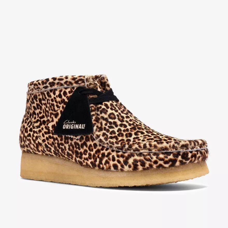 Bottes Wallabee pour femme à imprimé léopard Bottes Wallabee pour femme à imprimé léopard