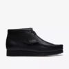 Bottes Wallabee™ pour homme en cuir noir