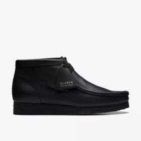 Bottes Wallabee™ pour homme en cuir noir