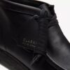 Bottes Wallabee™ pour homme en cuir noir